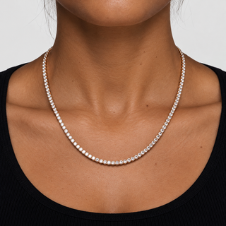 Tennis Ketting- Goud 3 mm