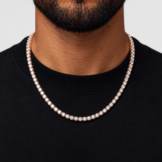 Tennis Ketting - Goud 4 mm