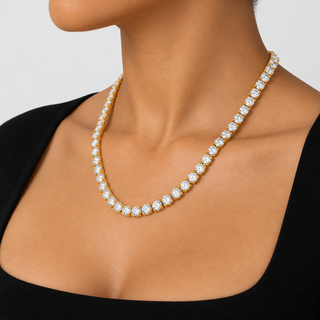 Tennis Ketting - Goud 5 mm