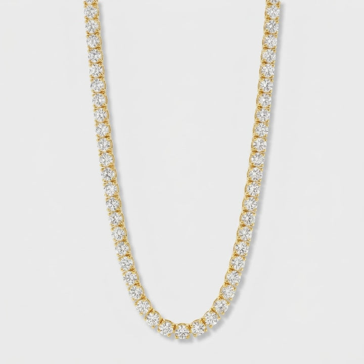 Tennis Ketting- Goud 3 mm