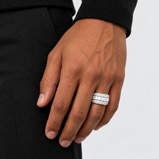 Ultimate Iced Out Ring - Zilver