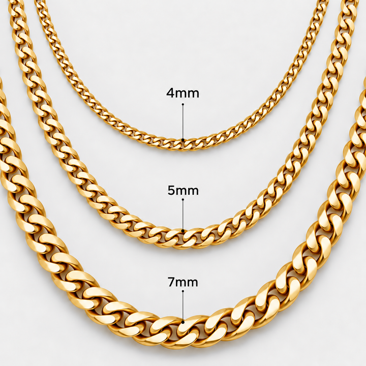 Cubana Ketting - Goud