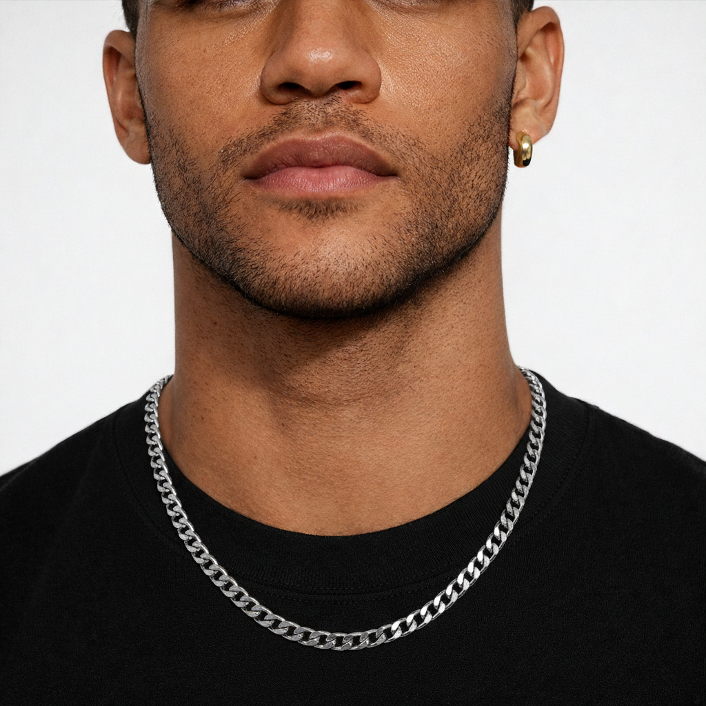 Cubana Silver Ketting 3mm