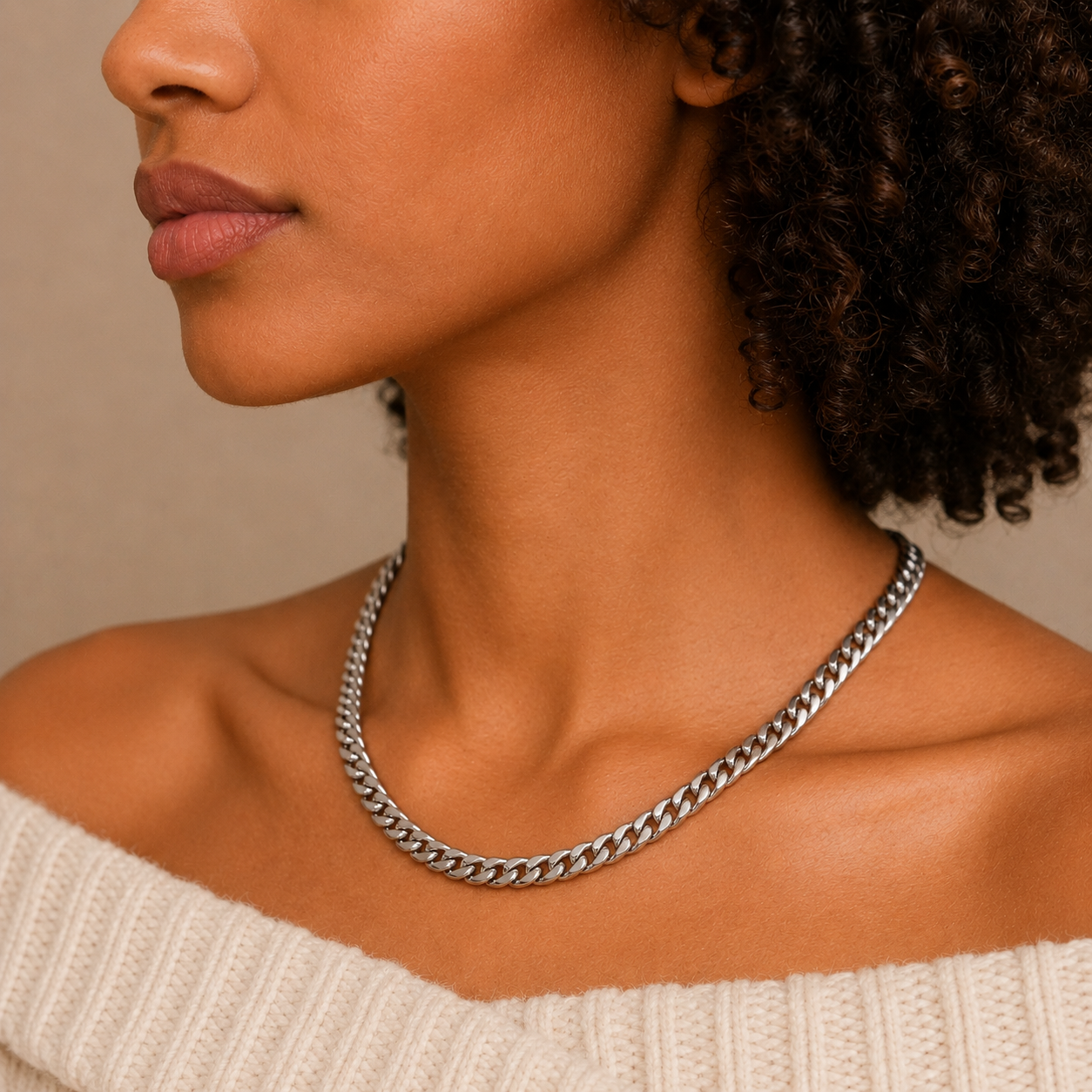 Cubana Ketting - Zilver