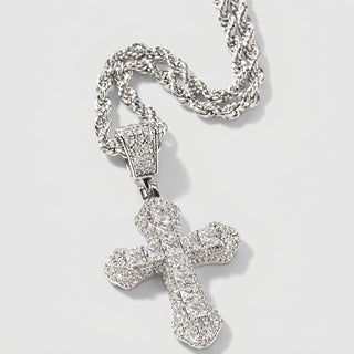 Zilver Frost Cross Hanger