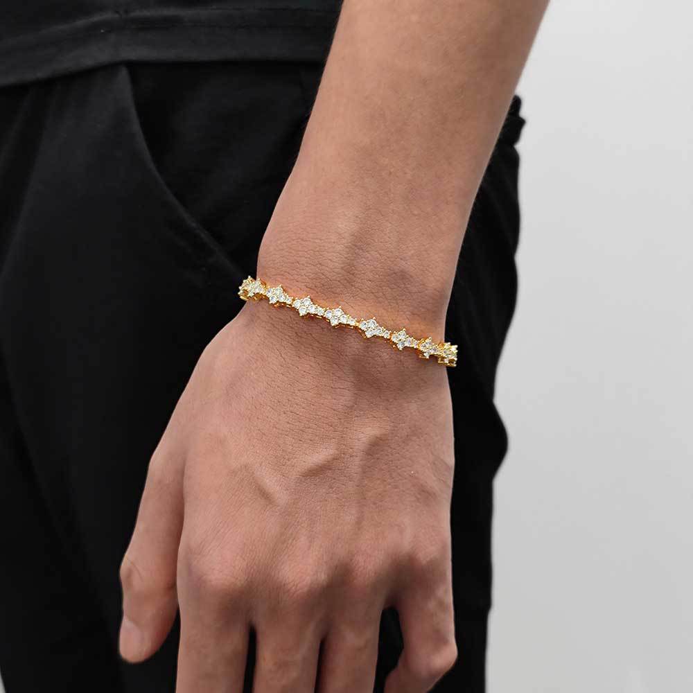 Honeycomb Armband Goud