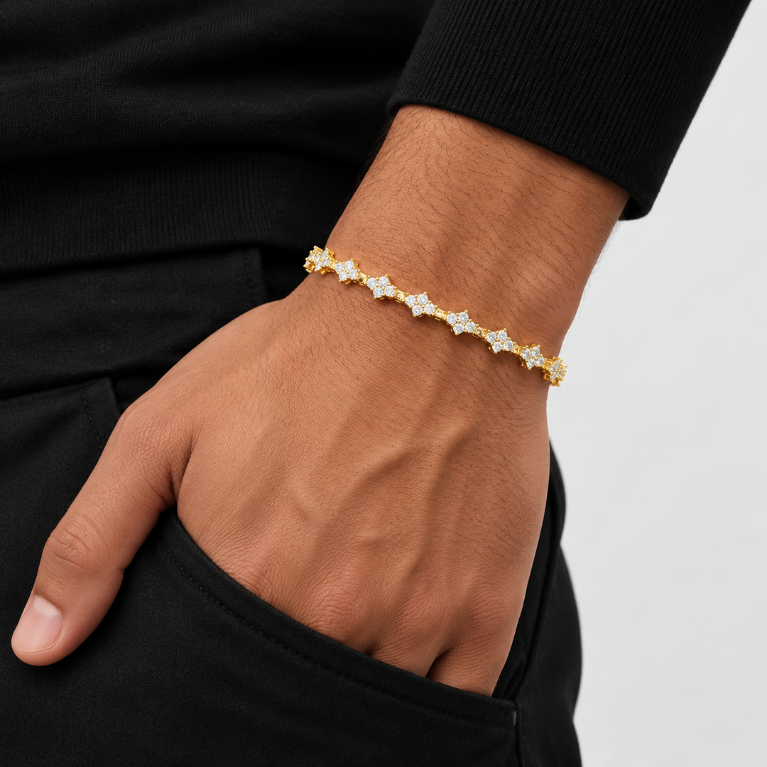 Honeycomb Armband Goud