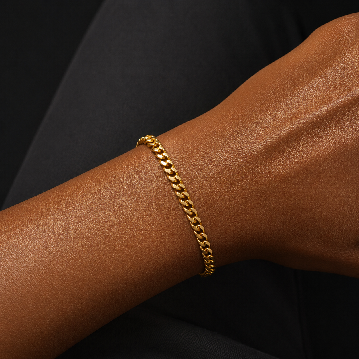 Miami Cuban Bracelet - 4mm Goud
