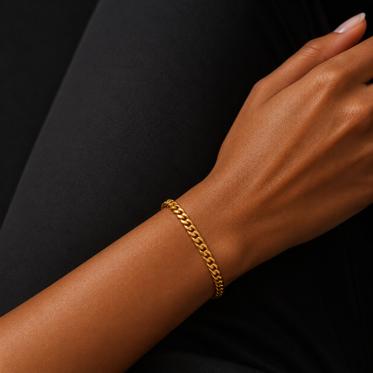 Miami Cuban Bracelet - 4mm Goud