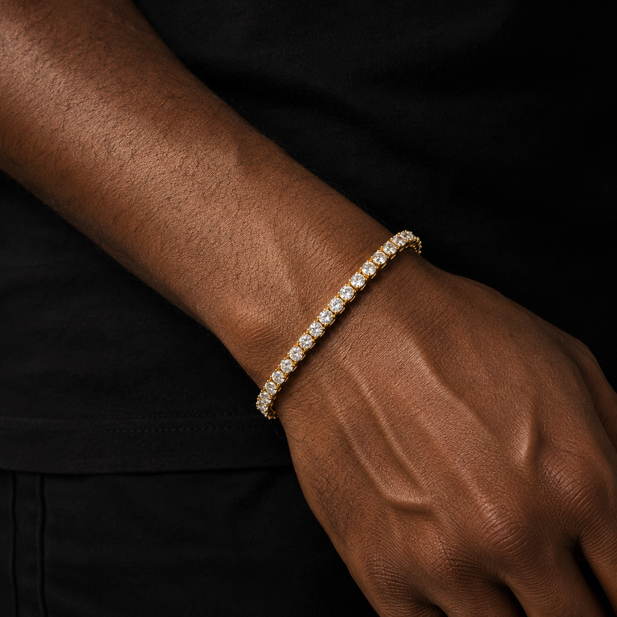 Tennis Armband - Goud 3mm