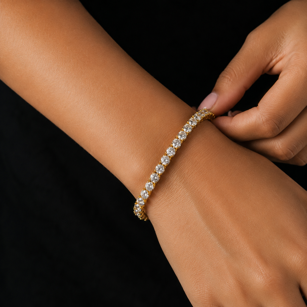 Tennis Armband - Goud 5mm