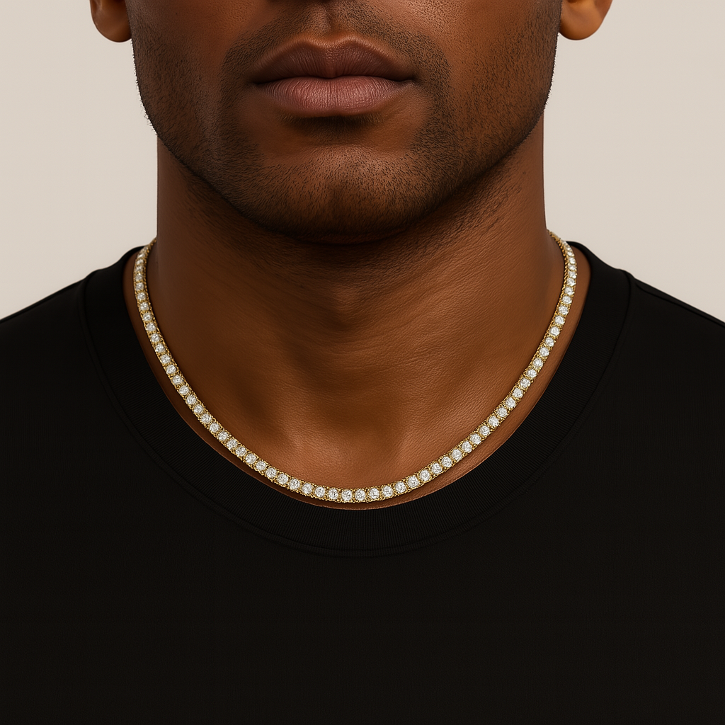 Tennis Ketting - Goud 5 mm