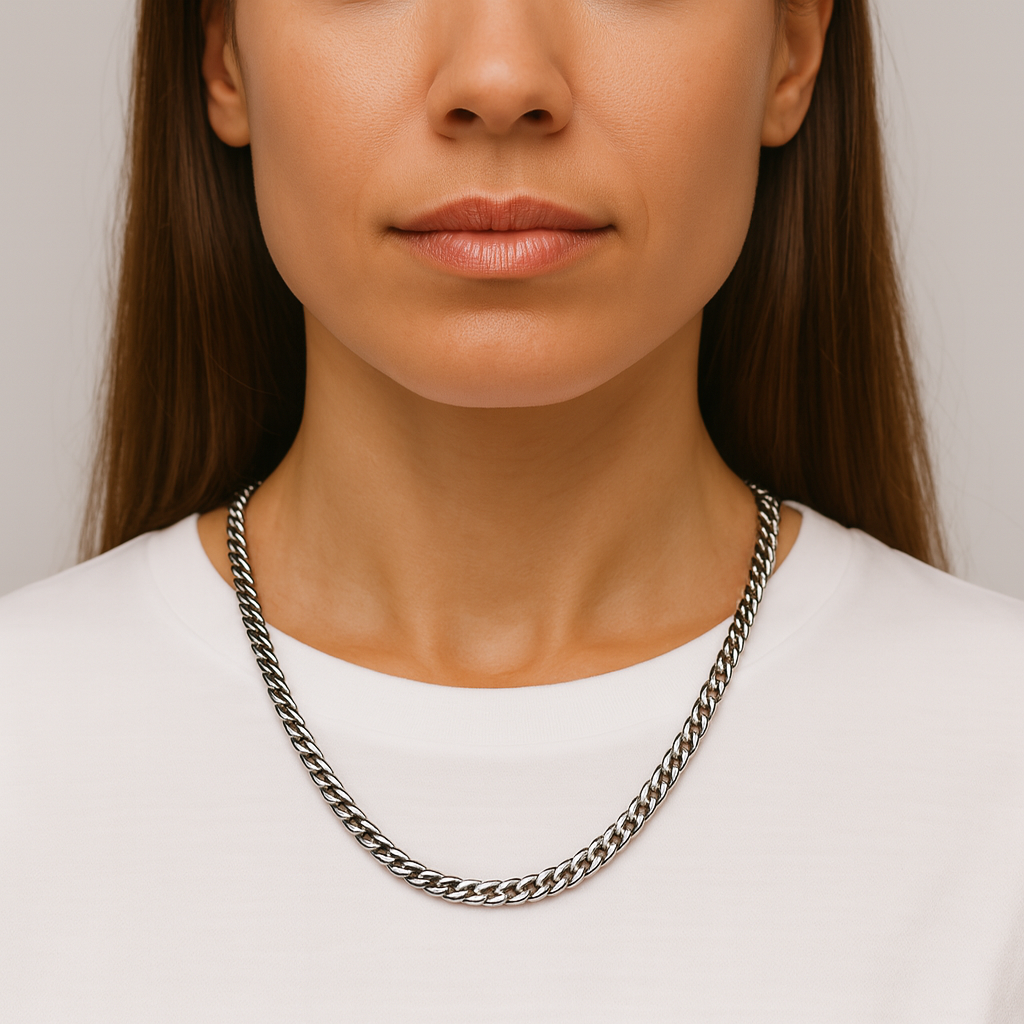 Cubana Silver Ketting 3mm