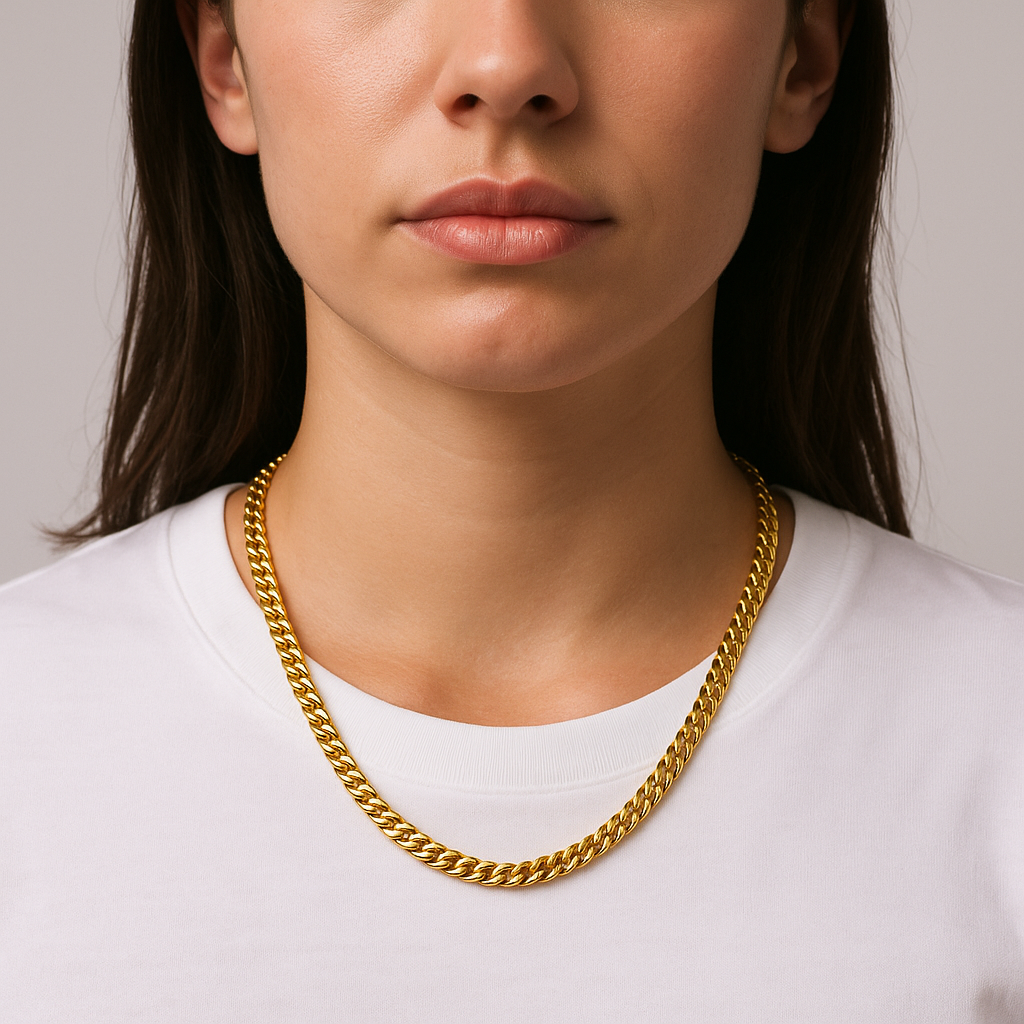 Cubana Ketting Goud 3mm