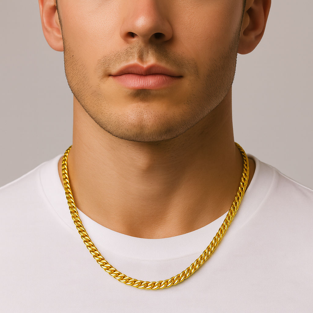 Cubana Ketting Goud 3mm