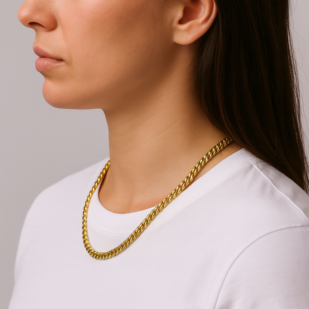 Cubana Ketting Goud 3mm