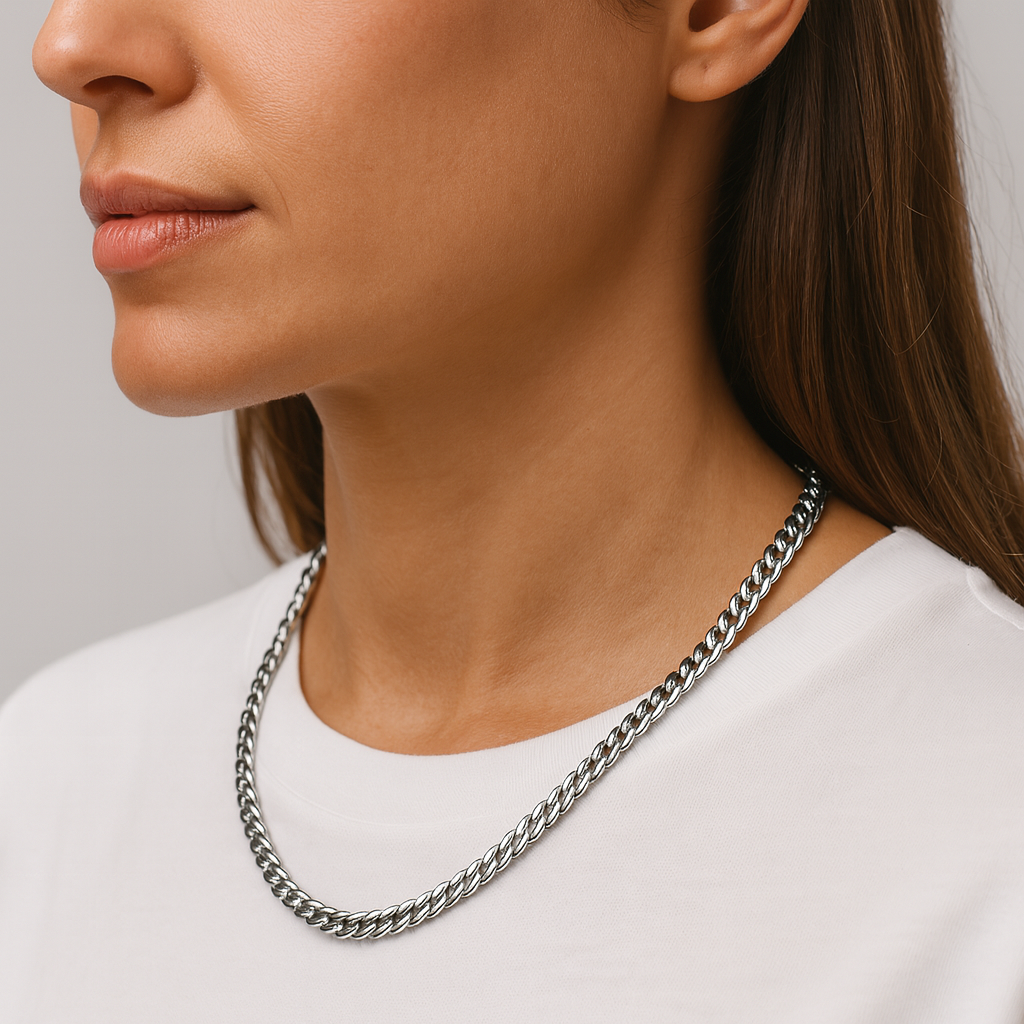 Cubana Silver Ketting 3mm